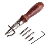 Beausoleil Ranuradora de Costura Ajustable 7 en 1 y Biseladora de Borde de Pliegue, Herramienta de Ranura de, Herramientas de Borde de Mano para Tallar