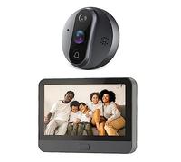 Beausoleil Smart Tuya 1080P WiFi Door Bell Eye Peephole Camera 5000MAh Audio 4,3 Pulgadas PIR FHD Infrared para Alexa