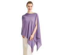 BEAUTELICATE Chal Estola de Gasa Elegante para Mujer Chifón Capa Poncho Ligera para Novias Bodas y Vestidos de Noche
