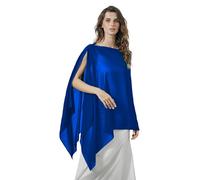 BEAUTELICATE Chal Estola de Gasa Elegante para Mujer Chifón Capa Poncho Ligera para Novias Bodas y Vestidos de Noche