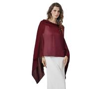 BEAUTELICATE Chal Estola de Gasa Elegante para Mujer Chifón Capa Poncho Ligera para Novias Bodas y Vestidos de Noche