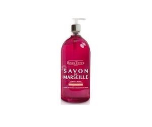 BeauTerra Jabón Antiguo Rosa Líquido de Marsella 1l