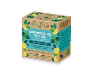 Beauterra Solide Mint And Lemon Peel Shampoo 75g