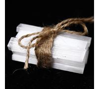 Beautiful 10pcs Selenite Crystal Stick Chips Gypsum White Quartz Rough Minerals Point Stone