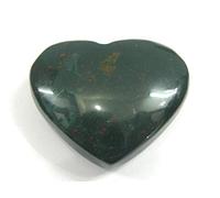 Beautiful 60 gramos Bloodstone corazón cristal de roca sanación Reiki Feng Shui Hombres Mujeres Regalo Energía Positiva bienestar piedras metafísica salud riqueza éxito el poder espiritual de la Paz Calm