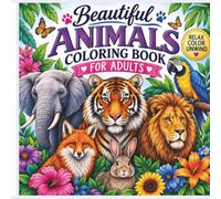 Beautiful Animals Coloring Book for Adults: 50 Relaxing Nature-Inspired Designs for Stress Relief, Mindfulness & Creative Relaxation: A Relaxing ... Ocean & Woodland Creatures for Stress Relief