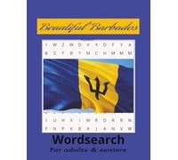 Beautiful Barbados: Beautiful Barbados, Gem of the Caribbean Sea. Easy to read print, 8x11 word search book about Barbados. Good gift, travel book
