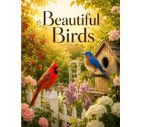 Beautiful Birds: A Peaceful Picture-Only Book of Different Bird Types Enjoying The Garden, Birdhouses, Flowers, Ponds, and Golden Light (Quiet Moments Picture Books)