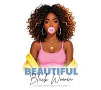 Beautiful Black Women Coloring Book for Teens and Adults: 50 Stunning African American Female Portraits for Relaxation, Creativity, and Stress Relief