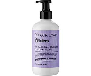 Beautiful Blonde Colour Mask by The Insiders - Mascarilla de color nutritiva y reconstructora para cabello rubio, pigmentos antiamarillos - 300 ml