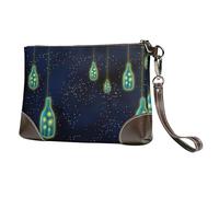 Beautiful Bottle Of Under The Night Sky - Cartera de mano para mujer, con correa de mano, casual, formal, de piel, para novia