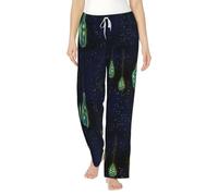 Beautiful Bottle Of Under The Night Sky - Pantalones de pijama de franela para mujer, ropa casual, relajante, para dormir en casa, Negro, XXL