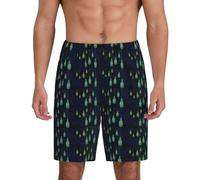 Beautiful Bottle Of Under The Night Sky Print - Pantalones cortos de pijama para hombre, ligeros, casuales, cómodos, para fin de semana, escapada, color negro, talla XL