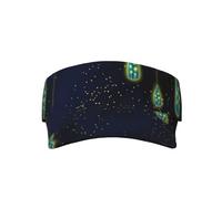 Beautiful Bottle of Under The Night Sky - Visera deportiva unisex ajustable con protección UV para playa, piscina, golf, tenis, adulto, color negro
