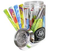 Beautiful Burns, Marbled Madness, conos preenrollados, tarro de 32 unidades