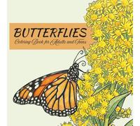 Beautiful Butterflies: A Coloring Book for Adults and Teens Featuring a Collection of Stunning Butterfly Species