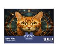 Beautiful Chat Puzzle Desafíos Divertidos Decoración Familiar 1000 Piezas Chaton Mignon Rompecabezas Imposible Juguetes Desafiantes para Adultos 38x26cm/1000pcs