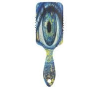 Beautiful Eye Starry Night Style - Peine de masaje para el cabello azul, antiestático, peine saludable para el cabello, peine moderno