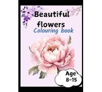 Beautiful flowers colouring book