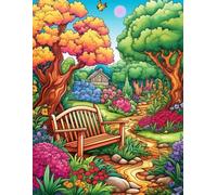 Beautiful Garden Scenes: 500 Pages to Color for Kids, Adults, and Nature Lovers.: Enjoy calming garden patterns designed for creativity, relaxation, and family moments.
