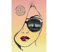 Beautiful Girl in Paris: Chic & Stylish Notebook,6 x 9-inch notebook with 110 lined pages .