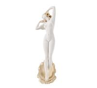 BEAUTIFUL GREEK STATUES Estatua de la diosa Afrodita Nacimiento de Venus sexy chica desnuda en tono dorado 43 cm