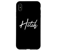 Beautiful Handwritten Font Hitch Calligraphy Carcasa para iPhone XS Max