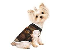 Beautiful House (1) linda ropa para perros, camiseta para perros pequeños, niñas y niños. Suéter para mascotas, ropa para gatos, adecuado para mascotas pequeñas