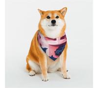 Beautiful House - Bufanda triangular para mascotas, accesorio para mascotas, pañuelo lavable para mascotas, para niñas, niños, perros o gatos, talla S