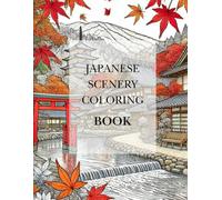 Beautiful Japanese Scenery Coloring Book