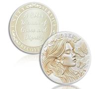 Beautiful Life - Chip de sobriedad para mujer, moneda de sobriedad, chip AA y medallón, chip de recuperación de monedas AA NA, ficha de sobriedad, regalos de sobriedad para mujeres