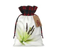 Beautiful-Lilies - Bolsa de regalo reutilizable con cordón para vacaciones y ocasiones especiales
