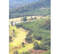 Beautiful Lush green valley from Birds eye view notebook: (8.5"x11") (100 Pages)