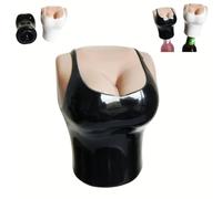 Beautiful Model-Shaped Automatic Press-Type Bottle Opener,Stylish One Touch Top Cap Openers, Creative Unique Decorative Bottle Opener for Home Kitchen Bar Party