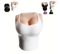 Beautiful Model-Shaped Automatic Press-Type Bottle Opener,Stylish One Touch Top Cap Openers, Creative Unique Decorative Bottle Opener for Home Kitchen Bar Party