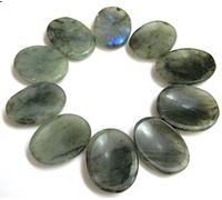 Beautiful montón de diez Labradorita pulgar piedras cristal hechos curación Reiki de bienestar Feng Shui regalo piedras Worry miedo metafísica salud riqueza éxito Meditación