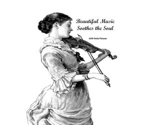 Beautiful Music Soothes The Soul 2026 Daily Planner: Violin 8.5 x 11 Inches 82 Pages Including This Book Belongs To, Year At A Glance, 12 Monthly ... Paper To Keep Track Of Important Things