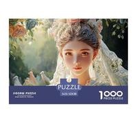 Beautiful Naime-Inspired Princess 1000 Stück Premium-Karton Puzzle Beautiful Woman Stressabbau Kreatives Spiel Puzzles Als Wohnaccessoires 52x38cm/1000pcs