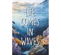 Beautiful Ocean Themed Blank Journal - 120 Lined Pages - 6 x 9 inches: Lined Notebook For Daily Writing, Travel Diary, Scripting Manifestation, Mental Health, Work and School Note-taking