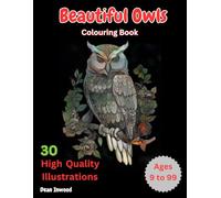 Beautiful Owls: Colouring Book (Colouring Animals)