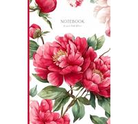Beautiful Peonies Notebook - Let Your Heart Bloom: A Bouquet of Peonies for Your Desk - Blossoms That Never Fade
