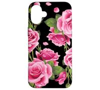 Beautiful Pink Roses Bouquet Graphic Tees & Cool Designs Carcasa para iPhone 16 Plus