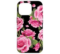 Beautiful Pink Roses Bouquet Graphic Tees & Cool Designs Carcasa para iPhone 16 Pro