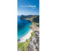 Beautiful Planet 2025 - Calendario fotográfico de pared (30 x 70 cm)
