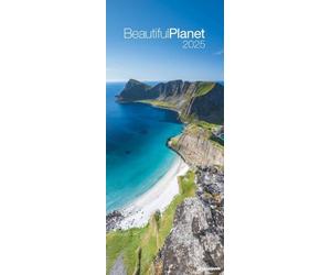 Beautiful Planet 2025 - Calendario fotográfico de pared (30 x 70 cm)