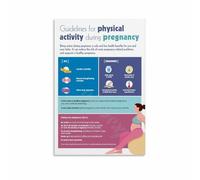 Beautiful Pregnancy Poster Mother to Be Inspiration Art Canvas Print for Baby Room Decor(Unframed,16x24inch(40x60cm))