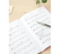 Beautiful Sheet Music Notebook for Piano and Vocal Pieces