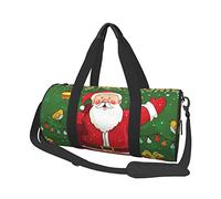 Beautiful Sky Airplane - Bolsa de equipaje de viaje redonda de gran capacidad, adecuada para ejercicio, viajes, muchas actividades al aire libre, Santa Claus, Talla única