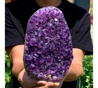 Beautiful Uruguay Dream Amethyst Quartz Crystal Cluster 1pc Ornaments (Size : 200-300g)