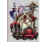 Beautiful Vampire Men Coloring Book